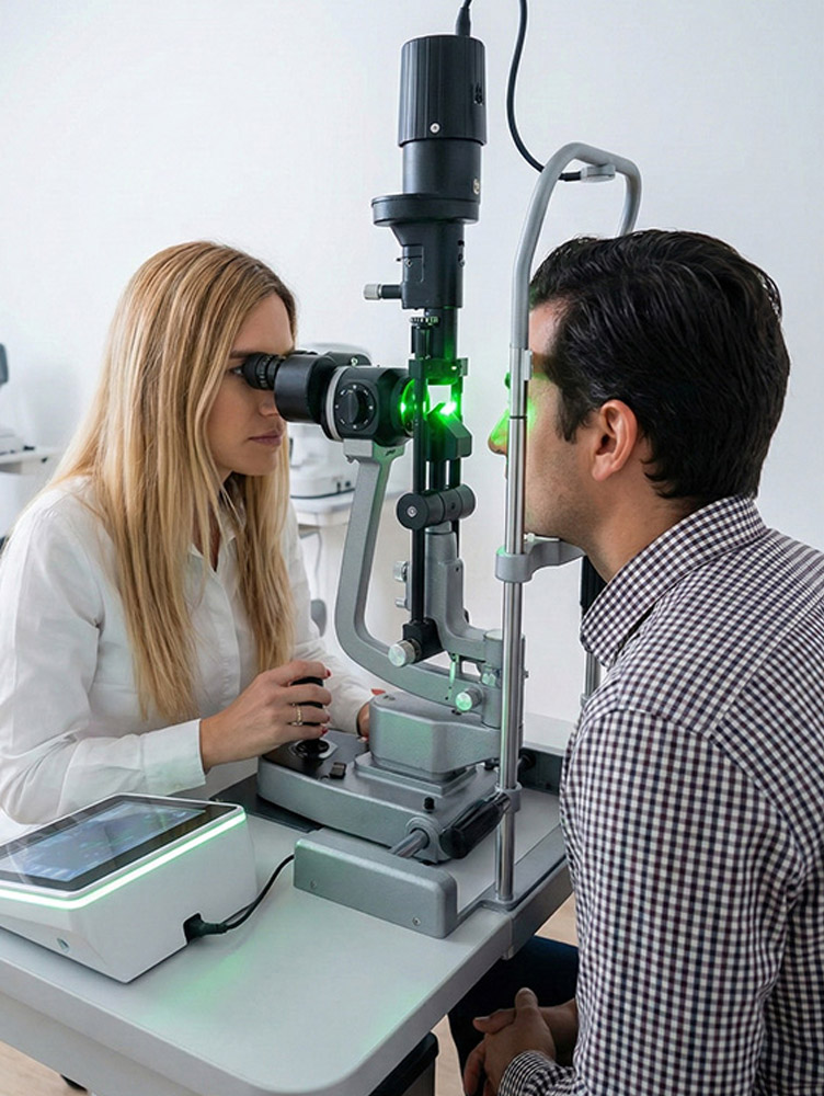 Argon laser fotokoagulacija očnog dna)